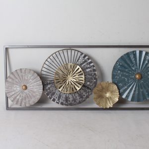 Décoration murale métallique