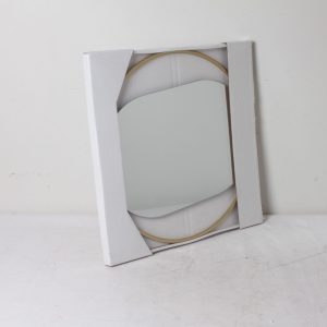 Miroir rond métal doré Pierrick – Norasia