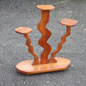 Porte-plantes design en bois